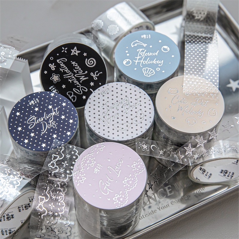 Embellishments For Scrapbooking - 3 rolos de adesivos PET básicos