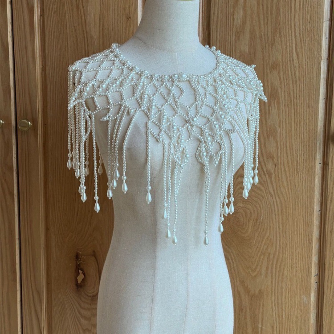 Colete de Corpo Artesanal com  - Pearl Trim Chain avaliação e preço