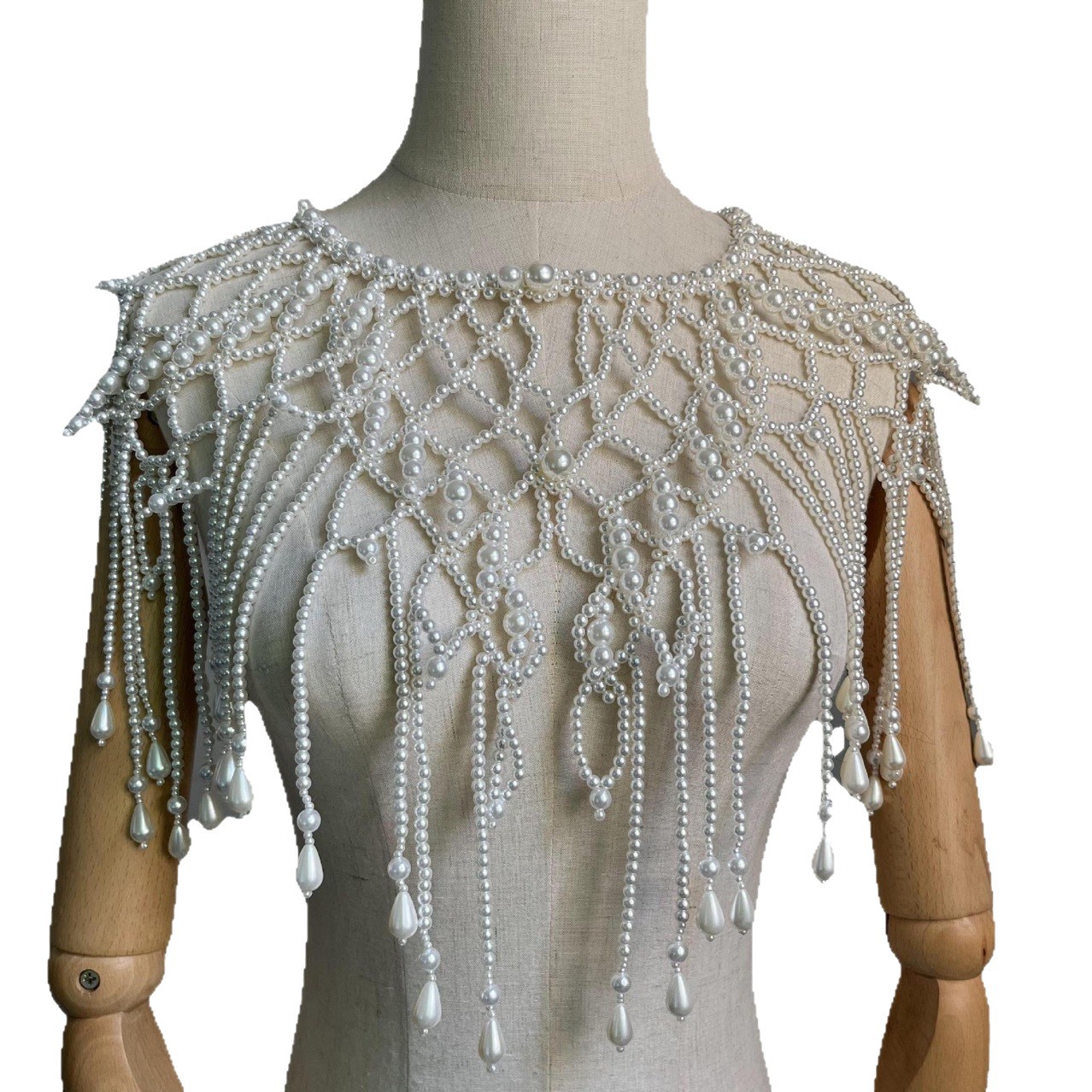 Colete de Corpo Artesanal com  - Pearl Trim Chain avaliação e preço