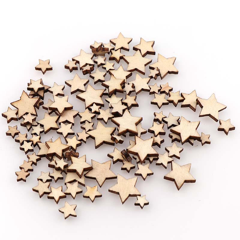 100 pçs tamanho diy pentagrama - Embellishments For Scrapbooking avaliação e preço